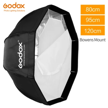 Godox SB-UE 95 см/37 дюймов Портативный Восьмиугольный Зонтичный Софтбокс с Креплением Bowens для Студийной вспышки Godox DE300 DE400 SK300 SK400
