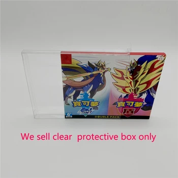 Прозрачная коробка для switch NS Pokémon Sword Shield двойная упаковка Японская версия версия HK коробка для хранения коробка для коллекции