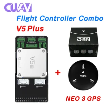 CUAV V5 + Контроллер Полета Автопилота С NEO 3 GPS Гребенкой Для FPV RC Дрона Квадрокоптера Контроллер Полета Вертолета