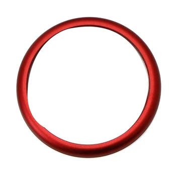 Красное алюминиевое кольцо Центральная консоль Мультимедийный контроллер iDrive Ручка Кольцо для -BMW 1 2 3 4 5 6 7 Серии X3 X4 X5 X6