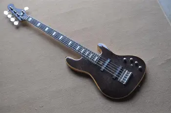 изготовленная на заказ новая джазовая электрическая бас-гитара, 5-струнная бас-гитара с активным звукоснимателем, реальные фотографии в наличии 419